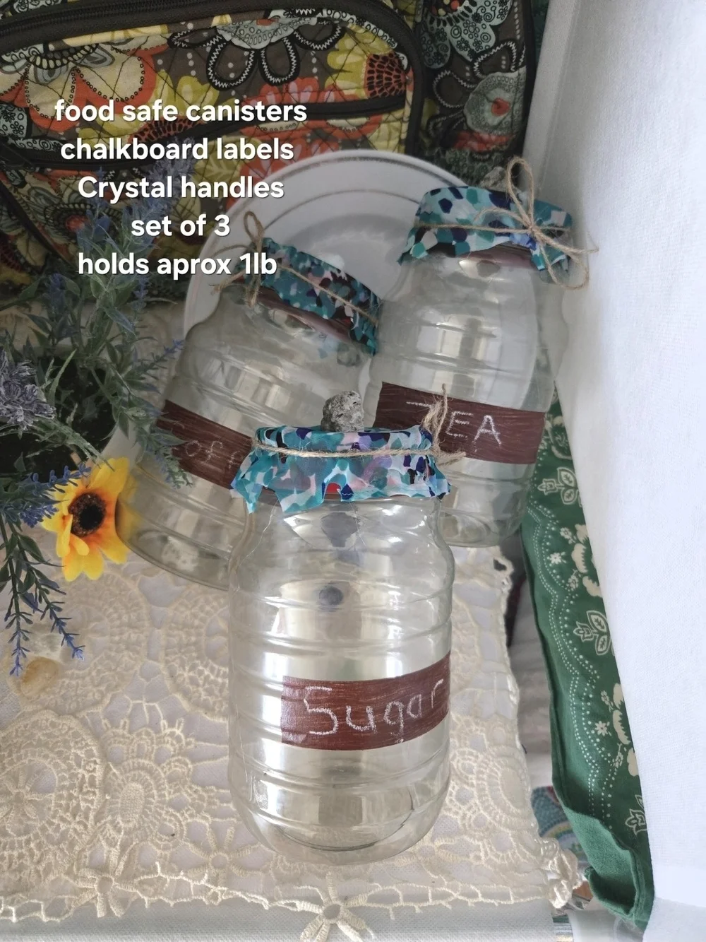 Upcycled rock crystals